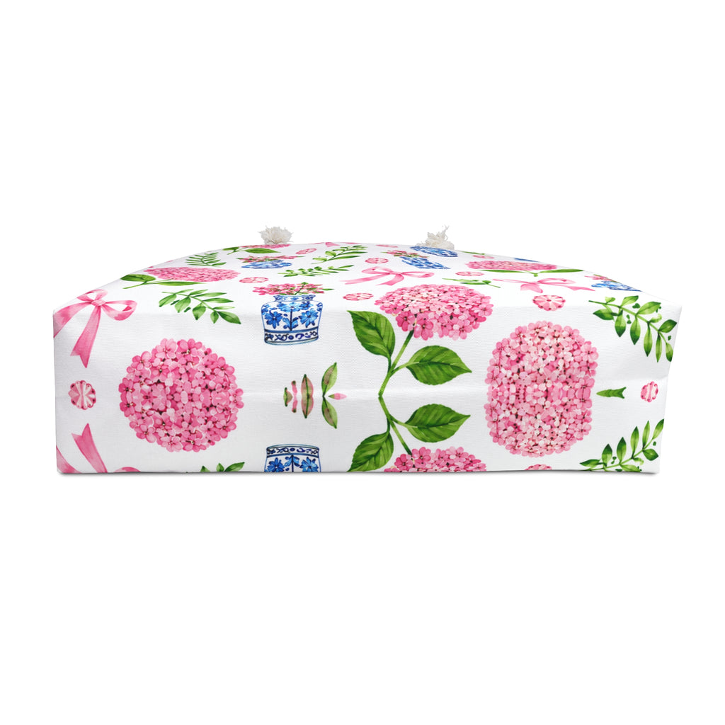 The Lillian Lane Pink Hydrangea Tote